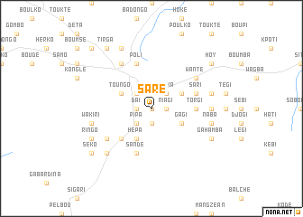 map of Saré
