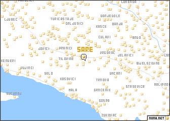 map of Šare