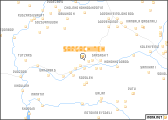map of Sar Gachīneh