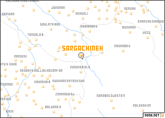 map of Sar Gachīneh