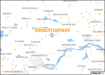 map of Sargent Corners