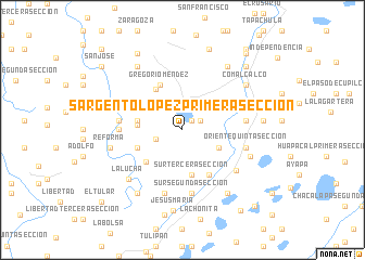 map of Sargento López Primera Sección