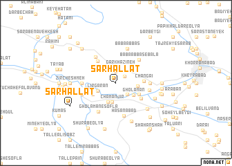 map of Sarḩallat