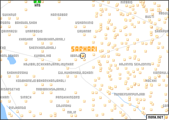 map of Sarhāri