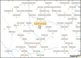 map of Sarhira