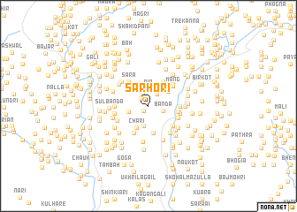 map of Sarhori