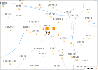 map of Sari Aw