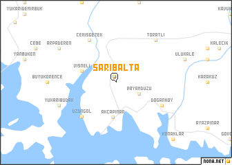 map of Sarıbalta