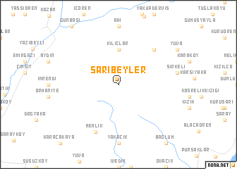 map of Sarıbeyler