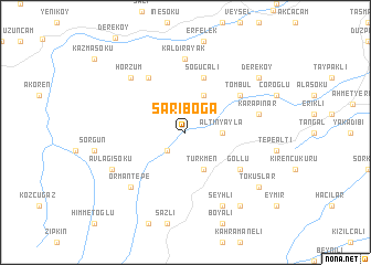 map of Sarıboğa