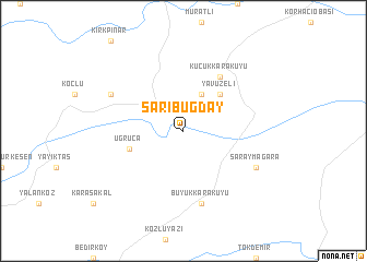 map of Sarıbuğday
