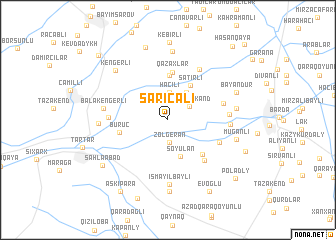 map of Sarıcalı