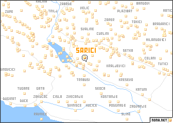 map of Šarići