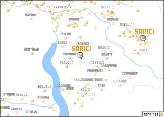 map of Šarići
