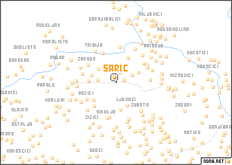 map of Sarić