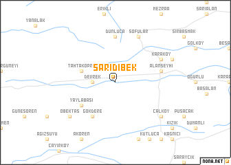 map of Sarıdibek