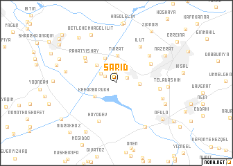 map of Sarid