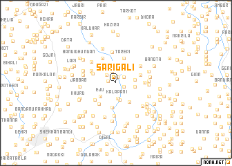 map of Sāri Gali
