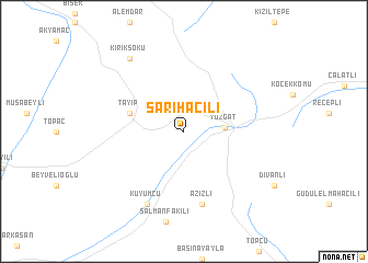 map of Sarıhacılı