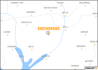 map of Sarıharman