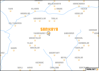 map of Sarıkaya