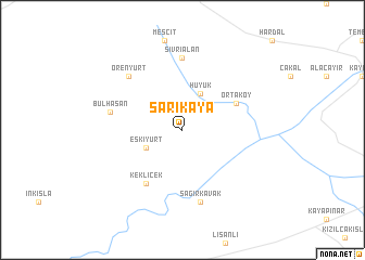 map of Sarıkaya