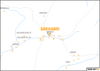 map of Sārīkhānī