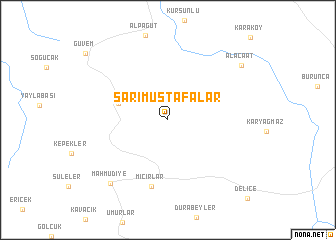 map of Sarımustafalar