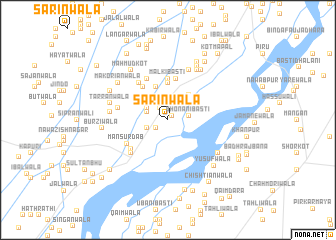 map of Sarīnwāla