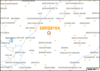 map of Sārīqayeh