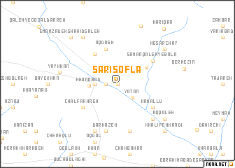 map of Sārī Soflá