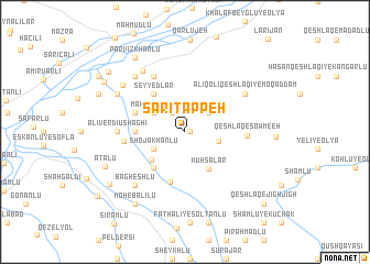 map of Sārī Tappeh