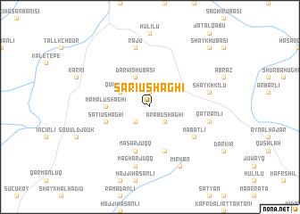 map of Şārī Ūshāghī