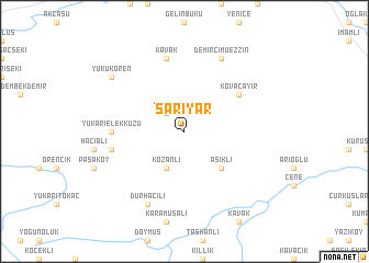 map of Sarıyar