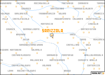 map of Sarizzola