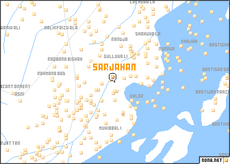 map of Sarjāhān