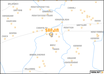 map of Sarjīn