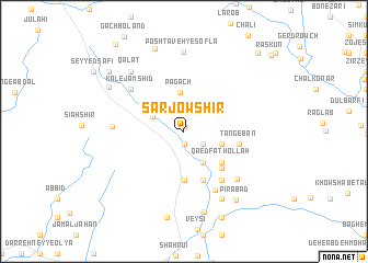 map of Sar Jowshīr
