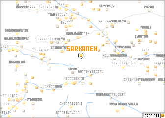 map of Sarkāneh