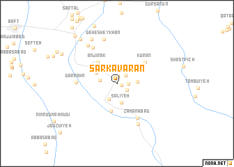 map of Sarkavārān