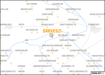 map of Sárkeszi