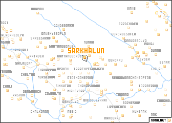map of Sarkhalūn