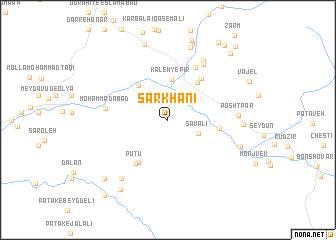 map of Sarkhānī