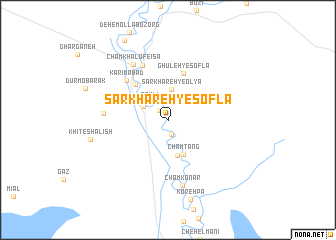 map of Sar Khareh-ye Soflá