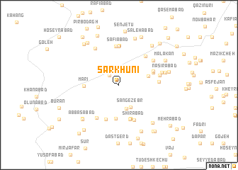 map of Sar Khūnī