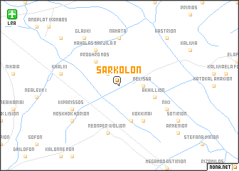 map of Sárkolon