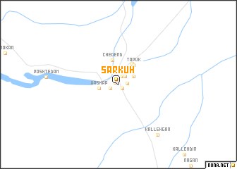 map of Sar Kūh