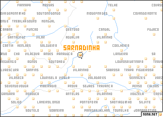 map of Sarnadinha