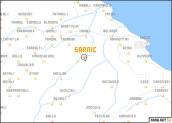 map of Sarnıç