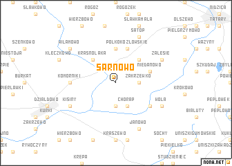 map of Sarnowo
